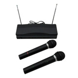 Set De 2 Micrófonos Inalámbricos Dinámico Microfono