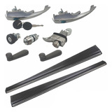 Kit Chapas Manijas Estribos Cromada Vw Sedan 1.5 67-73 Vocho