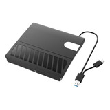 Lector Quemador Unidad De Cd Dvd Externa Usb 3.0 Y Usb-c 24x