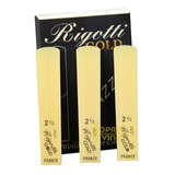 Kit Palheta Sax Alto Nº 2,5 C/ Light Medium Strong Rigotti G