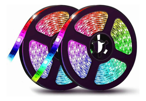 Barra De Luces Led Rgb Wifi De 10 M, Compatible Con La Aplic