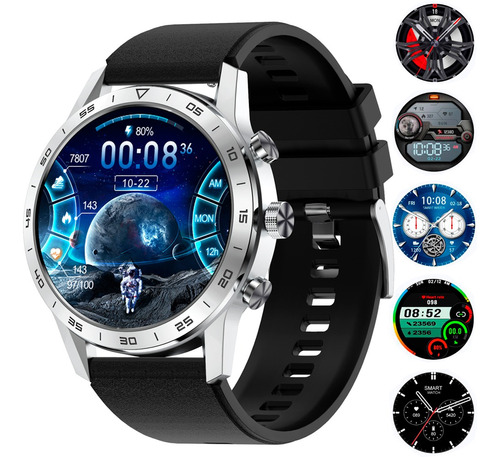 Relógio Masculino Smartwatch Wearpro Militar Prata