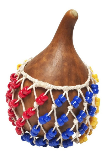 Instrumento Musical Shequere, Chequere Colombiano Chaquiras