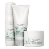 Kit Wella Nutricurls Shamp 250ml, Cond 200ml E Masc 150ml