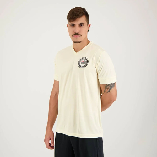 Camisa Masculina Corinthians Sccp 1919 Off White