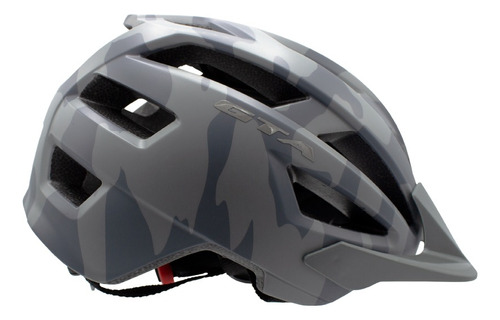 Capacete De Bicicleta Enduro Gta Explorer Inmold Bike Mtb Cor Cinza Tamanho G (58 - 62cm)