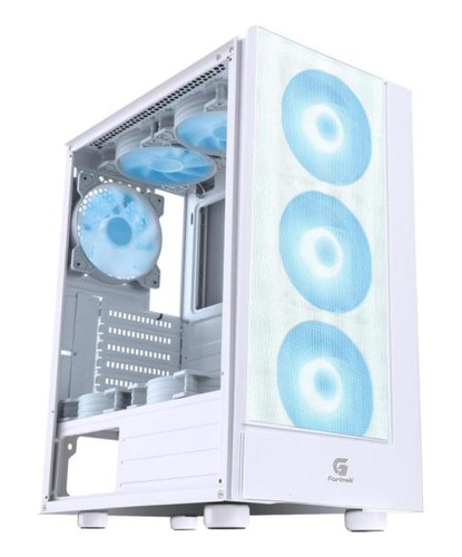 Gabinete Gamer Fortrek Cruiser Mid Tower Rgb Branco