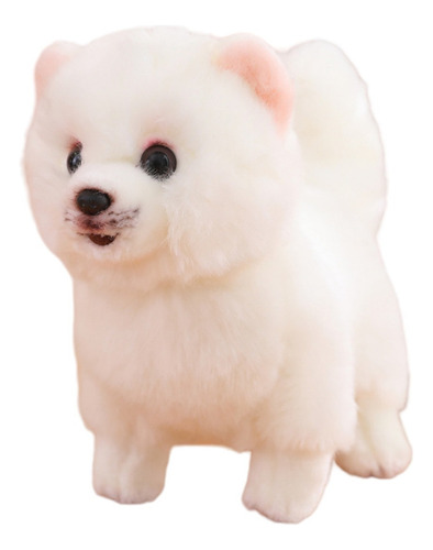 Peluche Realista De Perro De Peluche De Pomerania, Bonito Mo