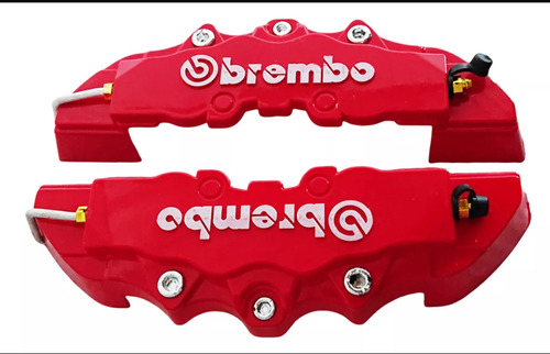 Par Cubre Caliper Brembo 28 Cm Rojo