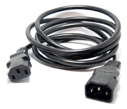 5 Cables Interlock Extensor 1.8m Macho Pc A Hembra Pc Iram