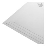 Papel Adesivo Branco Fosco A4 (texturizado) 100 Folhas