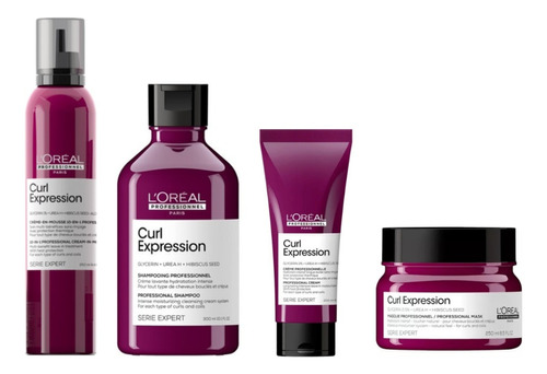 Kit Full Curl Expression Sh+ Crema+ Masc+ Mousse Loreal