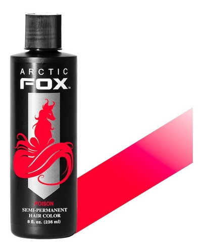 Tinte Poison Arctic Fox 8oz Color Rojo Manic Panic Suavecita