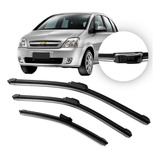 Kit Limpador Parabrisa Meriva 04 Á 2008 2009 2010 2011 2012