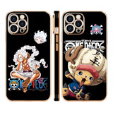 Luffy Chopper One Piece Funda Para iPhone 2pcs Tpu Opb08