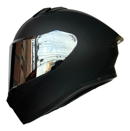 Casco Integral Ich 503 Visor Plateado + Transparente 