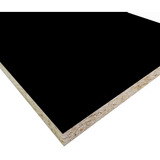 Placa Melamina Negro Liso 25mm X 2,74m X 1,82m