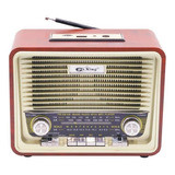 Radio Vintage Puxing Px-p18bt Usb Recarble