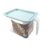 Organizador Contenedor Alimentos Con Tapa Asa Cocina 1000ml