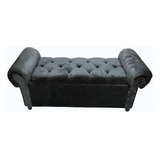 Baul Sillon Taburete Capitonado