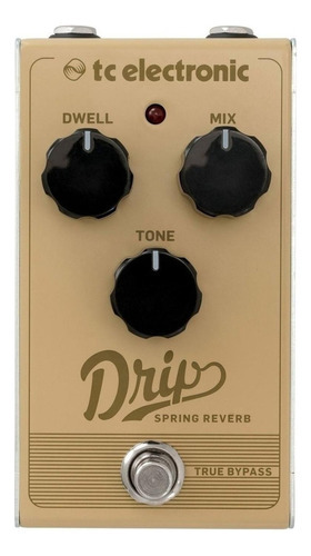 Tc Electronic Drip Spring Reverb Pedal Efecto Para Guitarra Color Café