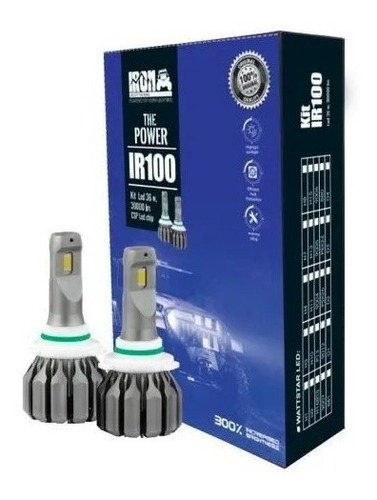 Kit Cree Led H1 H3 H7 H11 9006 Canbus Iron Led Alta Gama 