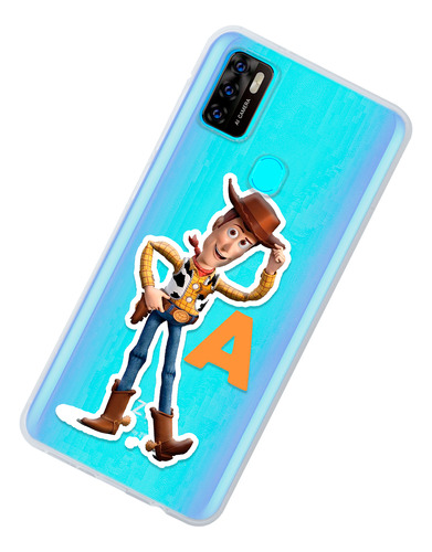 Funda Para Zte Woody Letra Inicial Personalizado