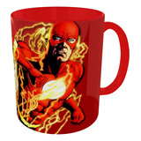 Mugs Flash Super Heroes Universo Pocillo Gamers Color Rojo