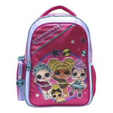 Mochila Juvenil Pvc Lol Surprise Relieve Lol-71243 Color Multicolor