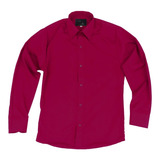 Camisa Vestir Para Adulto Vino Tallas Extras 44, 46, 48 Y 50