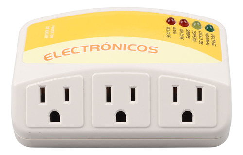 Protector De Voltaje Multicontacto Para Equipos Electrónicos