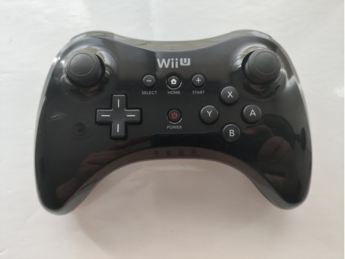 Control Pro Para Nintendo Wii U Color Negro 100% Genuino B