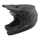 Casco Full-face Troy Lee Designs D3 Fiberlite Mono Black Talla G