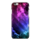 Funda Celular Universo Cosmos Espacio Morado Azul Nubes Ca *