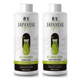 Escova Progressiva A Melhor Do  Brasil Japonesa Organic 2x1l