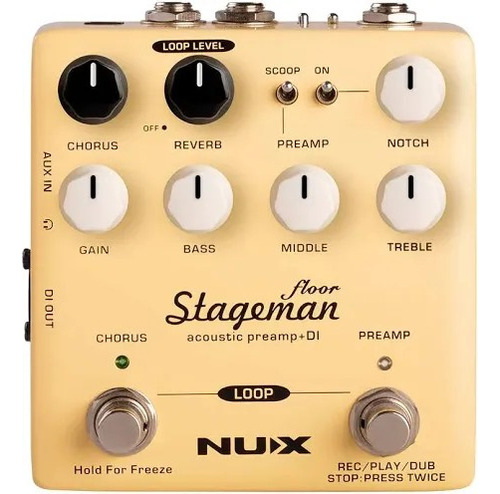 Pedal Nux Stageman Flor 