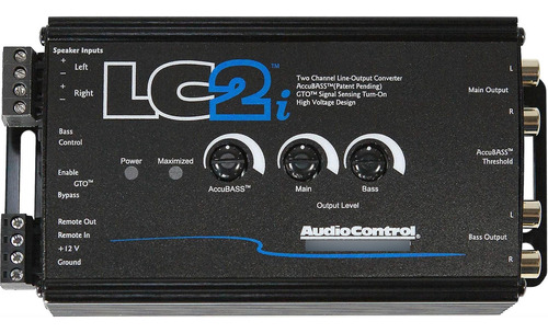 Audiocontrol Lc2i Convertidor De Línea De 2 Canales Con Accu