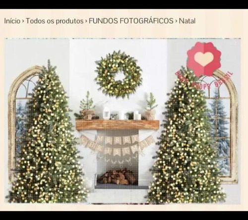 Fundo Fotográfico Natal Gigante 