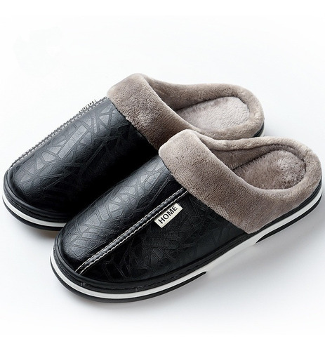 Pantufla Zapatilla  Impermeable  Invierno De  Hombre Y Mujer