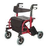 Andadera Rollator Silla Ruedas Traslado Aluminio Posapies