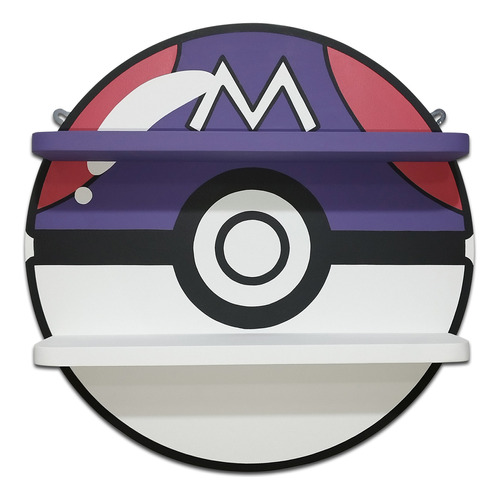 Repisa/estante Para Funkos Pokémon - Masterball  50 Cm