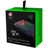 Kit De Tecla Razer Pbt Doubleshot Keycaps Upgrade Set Quartz