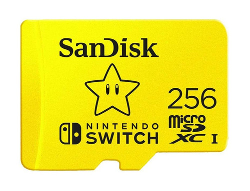 Tarjeta De Memoria Sandisk Micro Sd 256gb Nintendo Switch