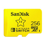 Micro Sd 256gb Sandisk Microsdxc Uhs-i Para Nintendo Switch