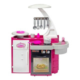 Cozinha Classic Rosa Feminina Com Varios Acessórios Cotiplás