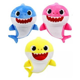 3 Peluche Baby Shark 35cm Con Sonido Brillará2023