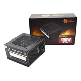 Fonte Atx 400w Para Pc 80 Plus Bronze Bivolt Preta Bk-f400