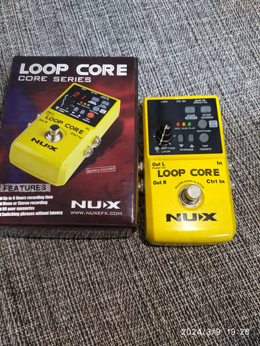 Pedal De Efeitos Nux Loop Core 