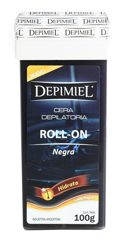 Depimiel Cera Depilatoria Roll On Descartable Negra 100g