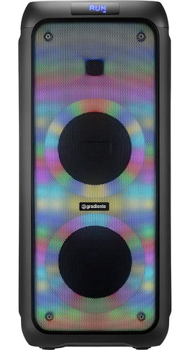 Caixa De Som Amplificada Gradiente Full Led 400w Bluetooth